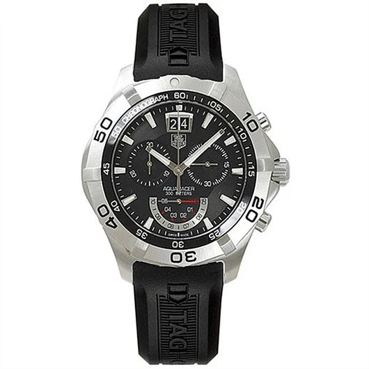 TAG Heuer Aquaracer 300M Quartz Chronograph 43 Stainless Steel / Black / Rubber CAF101A.FT8011