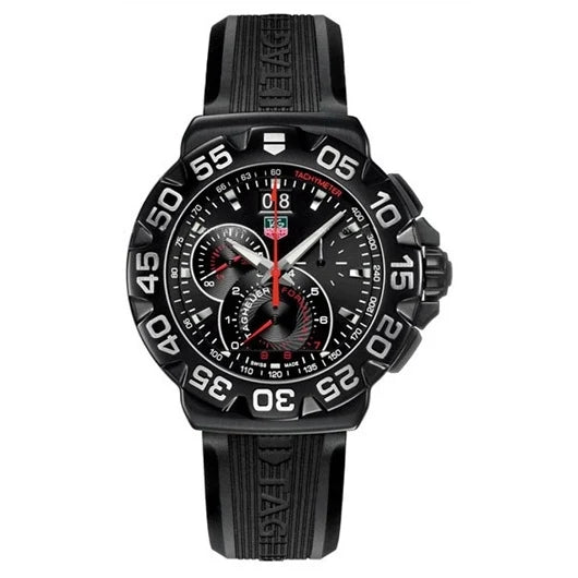 TAG Heuer Formula 1 Quartz Chronograph Big Date 44 Titanium PVD / Black / Rubber CAH1012.FT6026