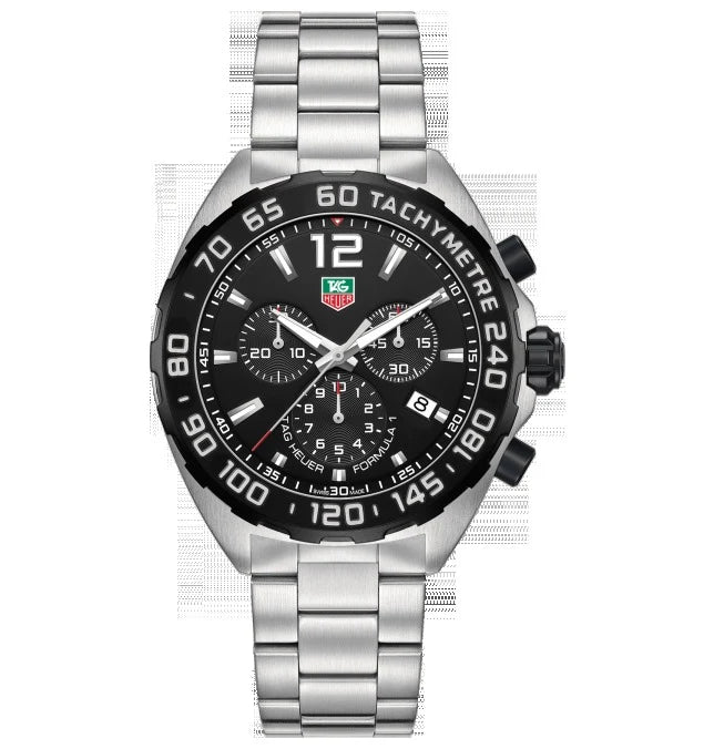 TAG Heuer Formula 1 Chronograph Quartz 42 Stainless Steel / Black / Bracelet CAZ1110.BA0877