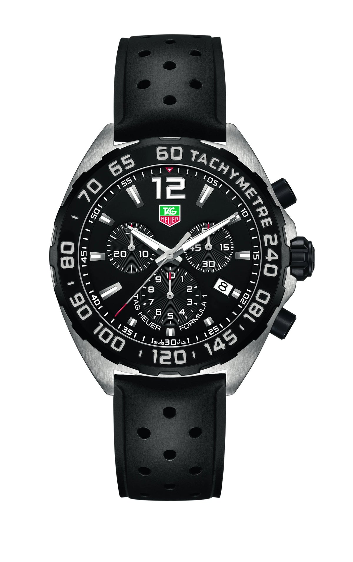 TAG Heuer Formula 1 Chronograph Quartz 42 Stainless Steel / Black / Rubber CAZ1110.FT8023