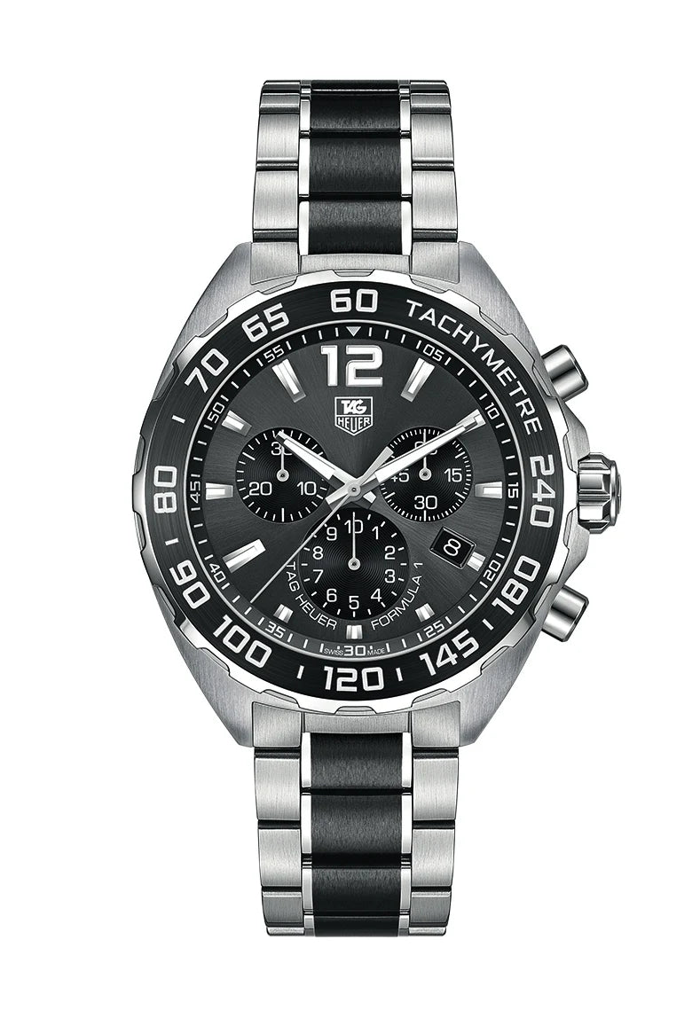 TAG Heuer Formula 1 Chronograph Quartz 42 Stainless Steel / Grey / Bracelet CAZ1111.BA0878