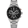 TAG Heuer Carrera Quartz 41 Stainless Steel / Black / Bracelet CV1A10.BA0796