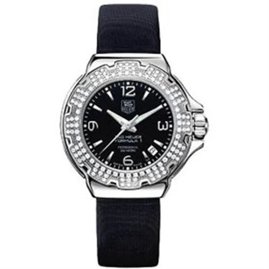 TAG Heuer Formula 1 Quartz 37 Stainless Steel / Diamond / Black / Fabric WAC1214.FC6218