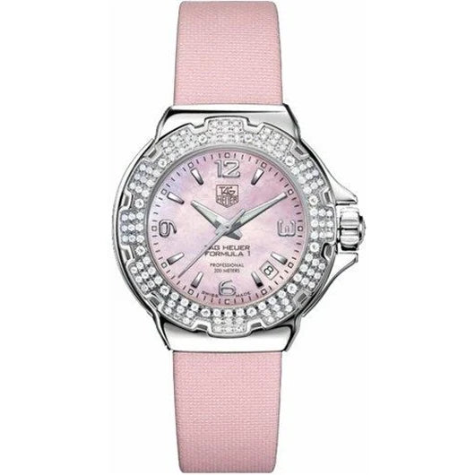 TAG Heuer Formula 1 Quartz 37 Stainless Steel / Diamond / MOP / Fabric WAC1216.FC6220