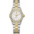 TAG Heuer Aquaracer 300M Quartz 32 Stainless Steel / Yellow Gold / Diamond / MOP - Diamond / Bracelet WAF1350.BB0820