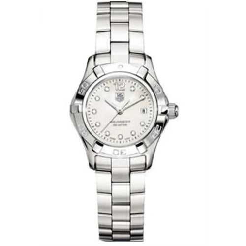 TAG Heuer Aquaracer 300M Quartz 27 Stainless Steel / MOP - Diamond / Bracelet WAF1415.BA0824