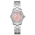 TAG Heuer Aquaracer 300M Quartz 27 Stainless Steel / Diamond / Pink MOP - Diamond / Bracelet WAF141B.BA0824
