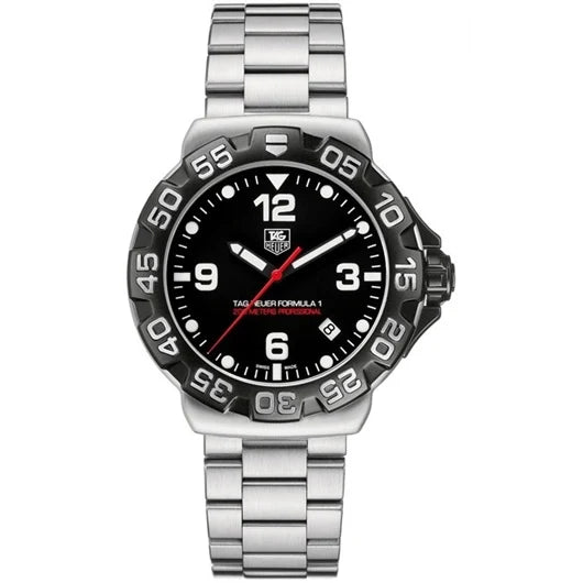 TAG Heuer Formula 1 Quartz 41 Stainless Steel / Black / Bracelet WAH1110.BA0858