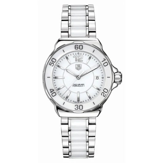 TAG Heuer Formula 1 Quartz 37 Stainless Steel / White / Bracelet WAH1211.BA0861