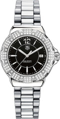 TAG Heuer Formula 1 Quartz 37 Stainless Steel / Diamond / Black / Bracelet WAH1217BA0852