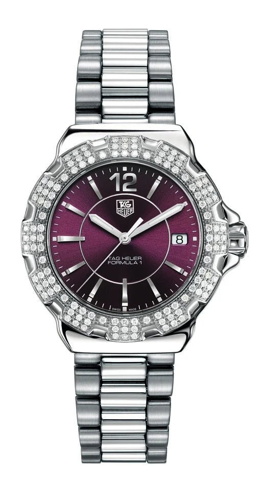 TAG Heuer Formula 1 Quartz 37 Stainless Steel / Diamond / Purple WAH121B.BA0852