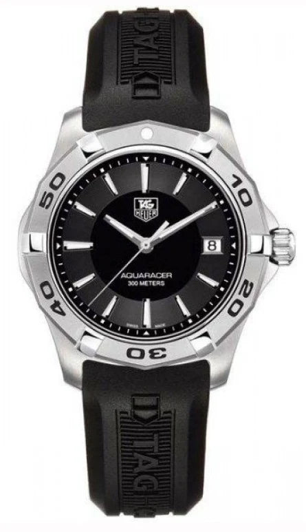 TAG Heuer Aquaracer 300M Quartz 39 Stainless Steel / Black / Rubber WAP1110.FT6029