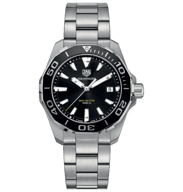 TAG Heuer Aquaracer 300M Quartz 40.5 Stainless Steel / Black / Steel WAY111A.BA0928