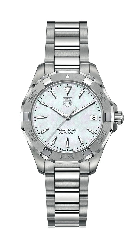 TAG Heuer Aquaracer 300M Quartz 32 Stainless Steel / MOP / Bracelet WAY1312.BA0915