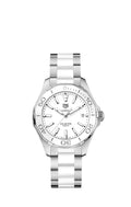 TAG Heuer Aquaracer 300M Quartz 35 Stainless Steel / White / Bracelet WAY131B.BA0914