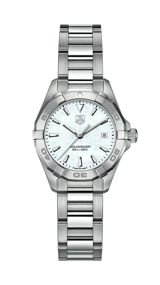 TAG Heuer Aquaracer 300M Quartz 27 Stainless Steel / MOP / Bracelet WAY1412.BA0920