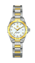 TAG Heuer Aquaracer 300M Quartz 27 Stainless Steel / Yellow Gold / MOP - Diamond / Bracelet WAY1451.BD0922