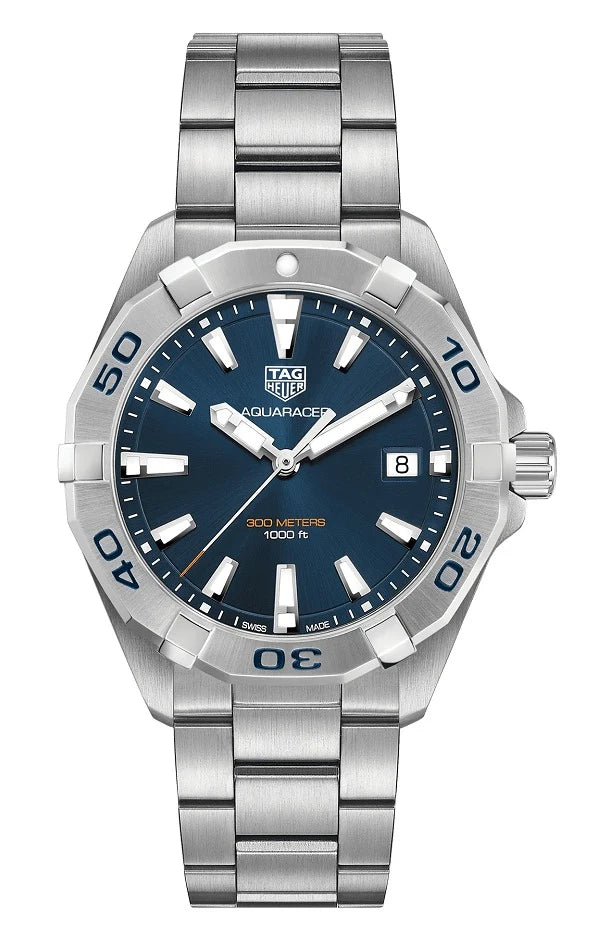 TAG Heuer Aquaracer Quartz 300M 41 Stainless Steel / Blue / Bracelet WBD1112.BA0928