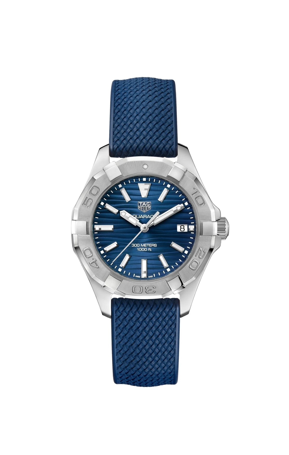 TAG Heuer Aquaracer 300M Quartz 35 Stainless Steel / Blue / Rubber WBD131D.FT6170