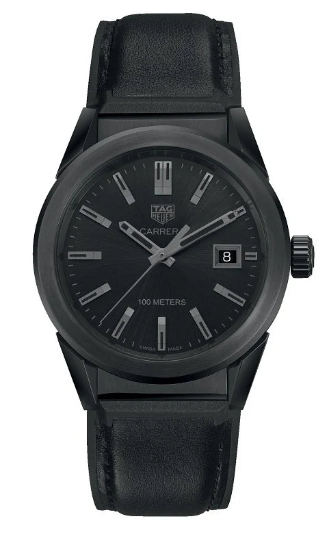 TAG Heuer Carrera Quartz 36 Stainless Steel PVD / Black / Calf WBG1313.FT6117