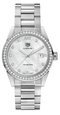 TAG Heuer Carrera Quartz 36 Stainless Steel / Diamond / MOP - Diamond / Bracelet WBG1315.BA0758