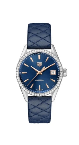 TAG Heuer Carrera Quartz 36 Stainless Steel / Diamond / Blue WBK1317.FC8259
